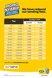 MTN MoMo transfer fees